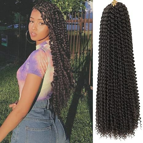 Afro Passion Twist Hair Twist Crochet Hair Twist Synthetic Fiber Crochet Hair Easy Braiding Extension Hair 1B# 10 inch