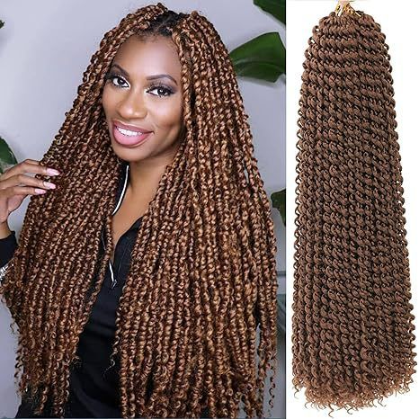 Afro Passion Twist Hair Twist Crochet Hair Twist Synthetic Fiber Crochet Hair Easy Braiding Extension Hair 1B# 10 inch