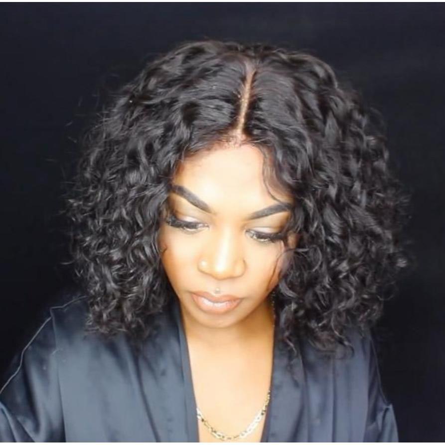 Short Hair Afro Kinky Curly Wigs for Women African Synthetic Cosplay Wigs Wholesale Black 10 inch
