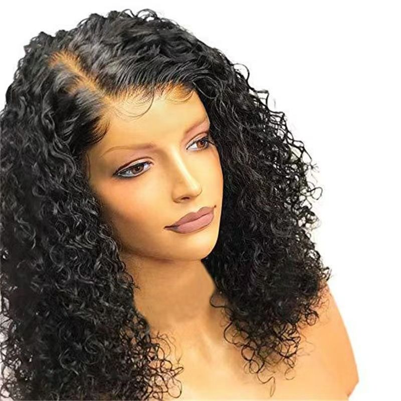 Short Hair Afro Kinky Curly Wigs for Women African Synthetic Cosplay Wigs Wholesale Black 10 inch