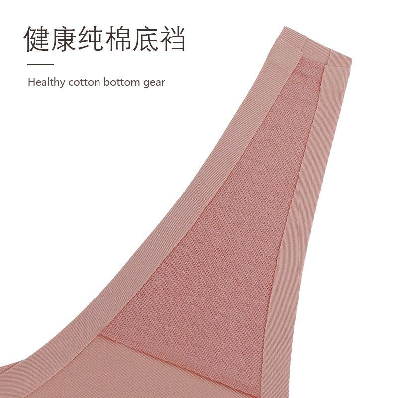 2 PCS Wholesale of hot selling low waist silver ribbon thongs in Europe and America, sports and fitness sexy women's seamless underwear, foreign trade wholesale white S