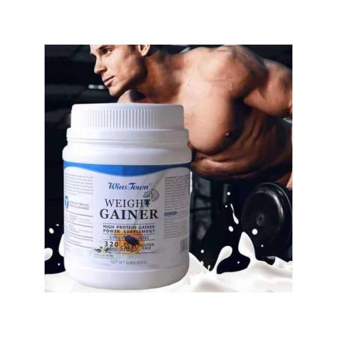 450GMS WEIGHT GAINER AND MUSCLE BUILDER SUPPLEMENT POWDER PROTEIN