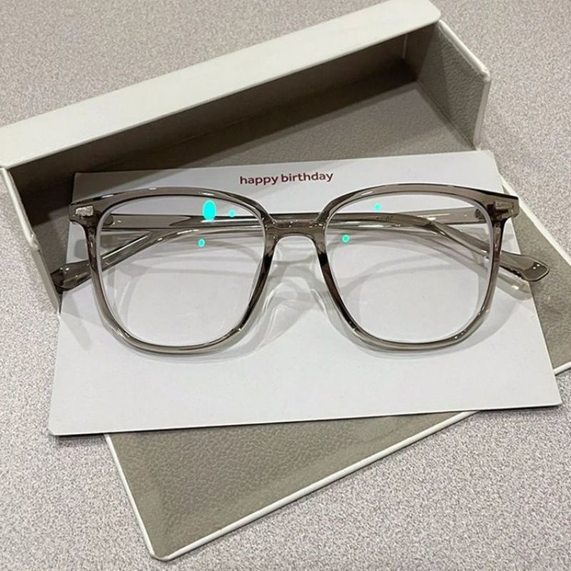 New Anti Blue Light Glasses Transparent Computer Glasses Frame Women Men Square Eyewear Blocking Glasses Optical Spectacle Eyeglass Eyewear Frames Gift glasses box