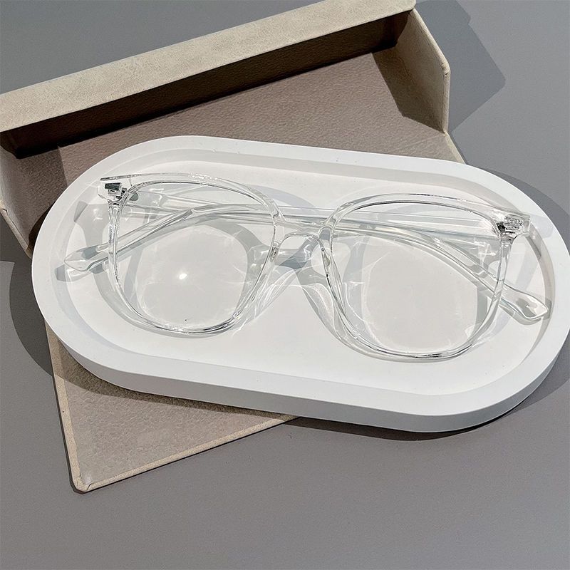 New Anti Blue Light Glasses Transparent Computer Glasses Frame Women Men Square Eyewear Blocking Glasses Optical Spectacle Eyeglass Eyewear Frames Gift glasses box