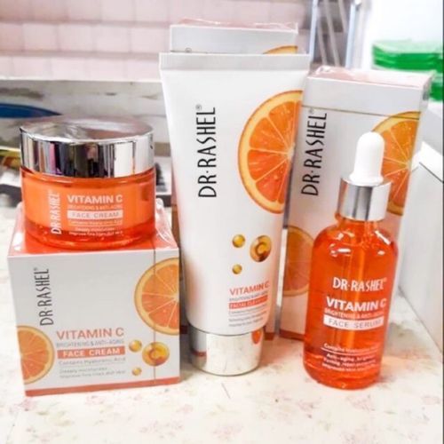 Dr. Rashel Vitamin C Face Serum + Cleanser + Face Cream
