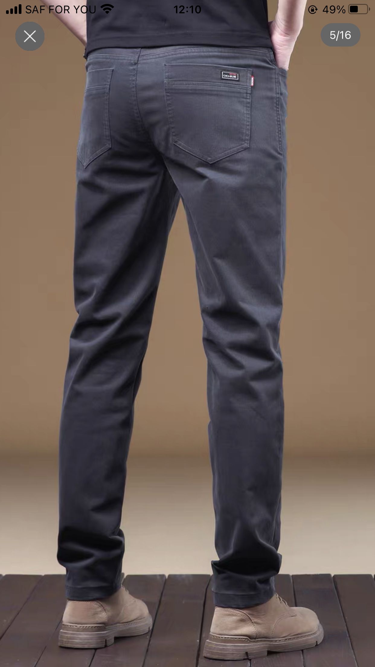 FASHION SOFT KHAKI MEN Trousers SLIM FIT /REGULAR FIT OFFICIAL/CASUAL