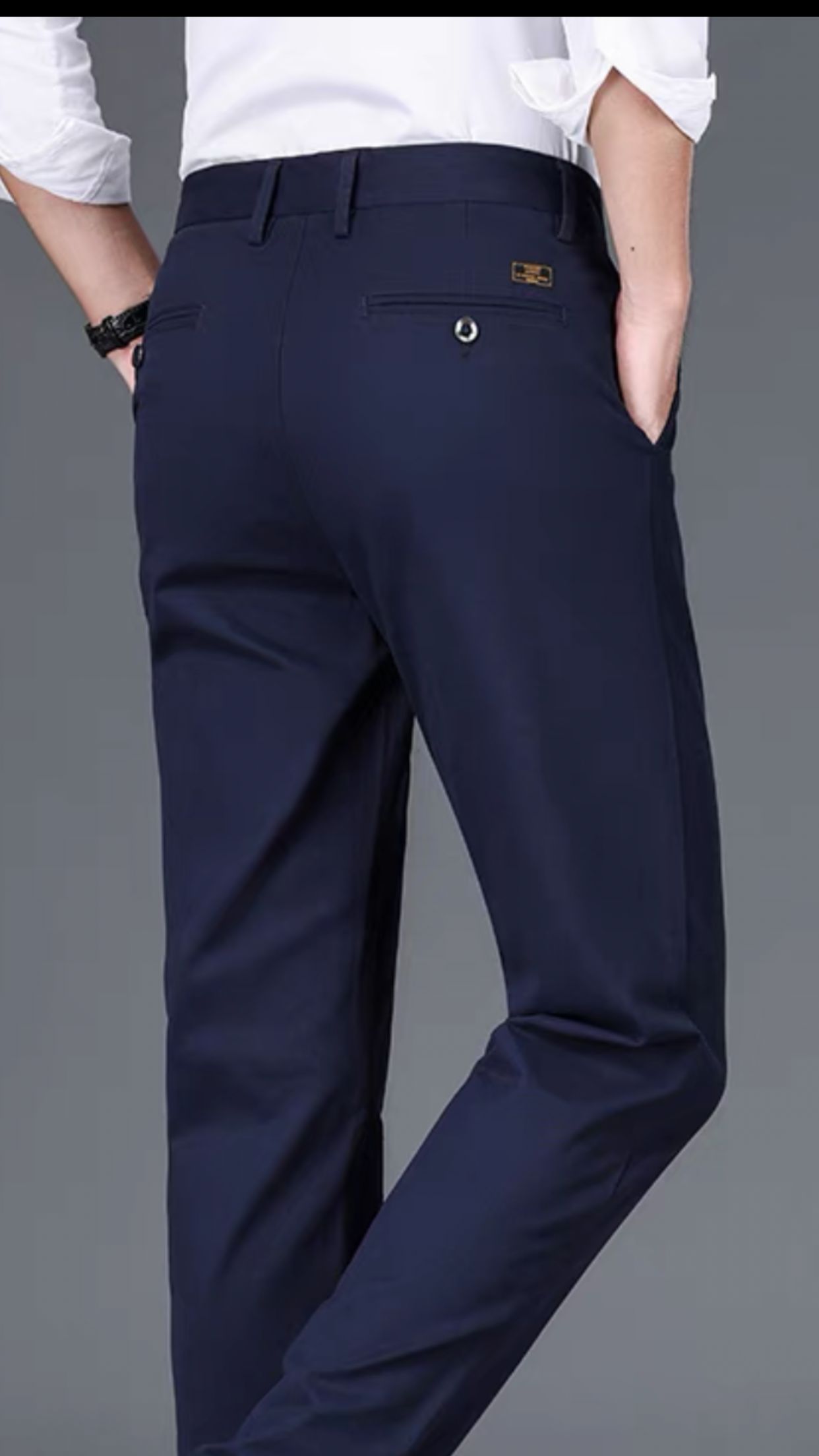 FASHION SOFT KHAKI MEN Trousers SLIM FIT /REGULAR FIT OFFICIAL/CASUAL