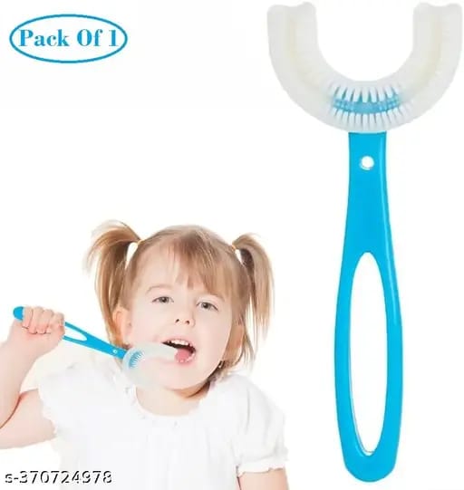 U-shaped Baby Toothbrush Children 360 Degree Child Toothbrushes Teethers Soft Silicone Toddlers Brush Kids Teeth Oral Care Cleaning Newborn
