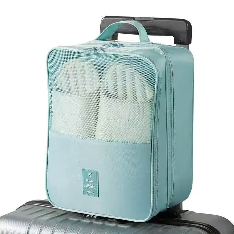 Waterproof  Travel  bag organizer  has 3 zip, 3 level shoe bag now available in 5 colours