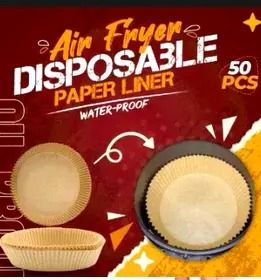 25Pcs Air Fryer Disposable Paper Liner Non-Stick Mat Pastry Tools Kitchen Oven Baking Paper Oil Proof Absorber