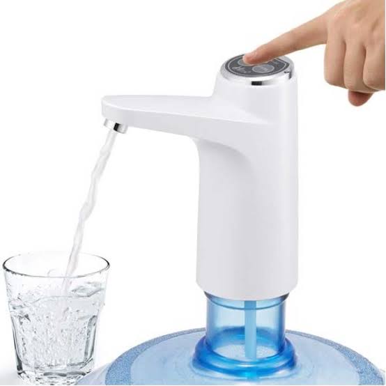 HIGH QUALITY !!!!!! Generic Electric Automatic Water Dispenser Pump Rechargeable White Automatic water dispensor with USB cable Small and easy handle Rechargable with USB cable,onne touch to get wate