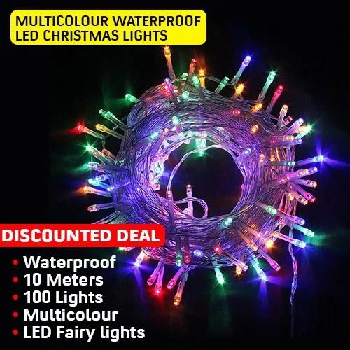 Christmas Xmas String Lights Outdoor 10M LED Waterproof Fairy Wedding/Party Warm White 240v