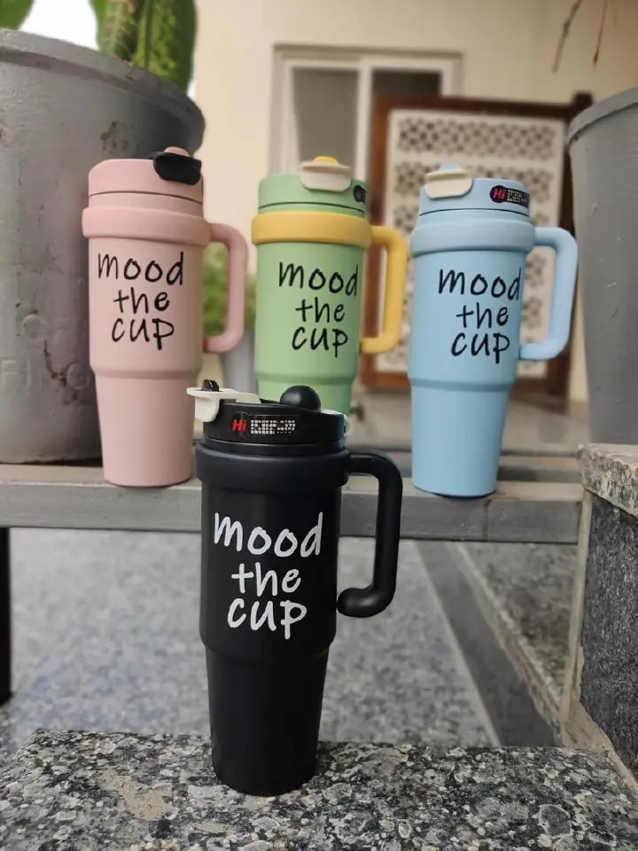 New Arrivals 🔥🔥🔥 dope Stanley cup, MOOD Cup Tumbler – Stainless Steel Insulated Water Bottle | Keeps Drinks Hot & Cold for 12 Hours | Leakproof Travel Mug