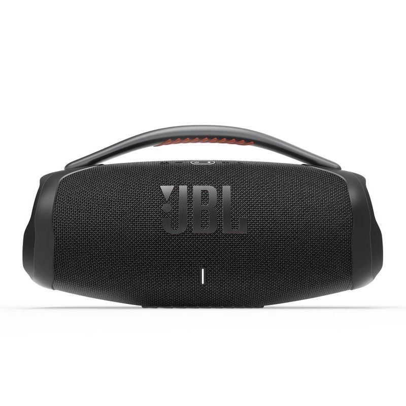 JBL Boombox 3 - Original JBL has been redesigned inside too, added with a new subwoofer unleashing much deeper bass and massive JBL Original Pro Sound, all with lower distortion.