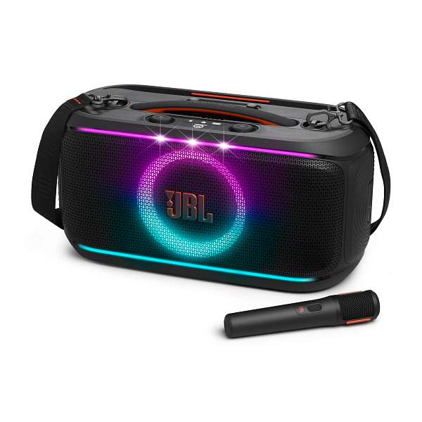 Jbl PartyBox On-the-Go 2 Original Portable Bluetooth Speaker With Microphone Black
