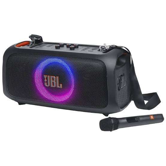 Jbl PartyBox On-The-Go Essential Original Portable Bluetooth Speaker with Microphone Black