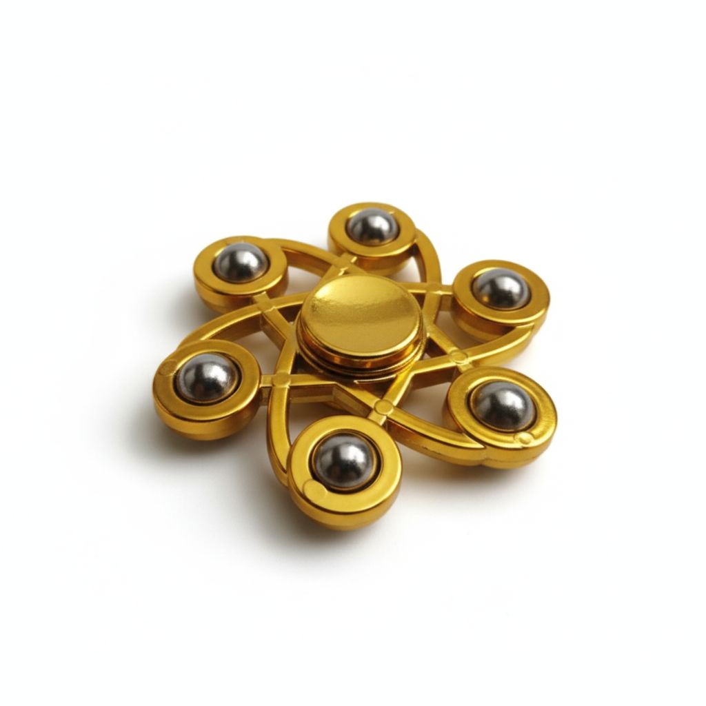 Atomic Spinner - Stress Reliever Fidget Toy for Play and Fun for All Ages to relieve Anxiety and help with Focus.