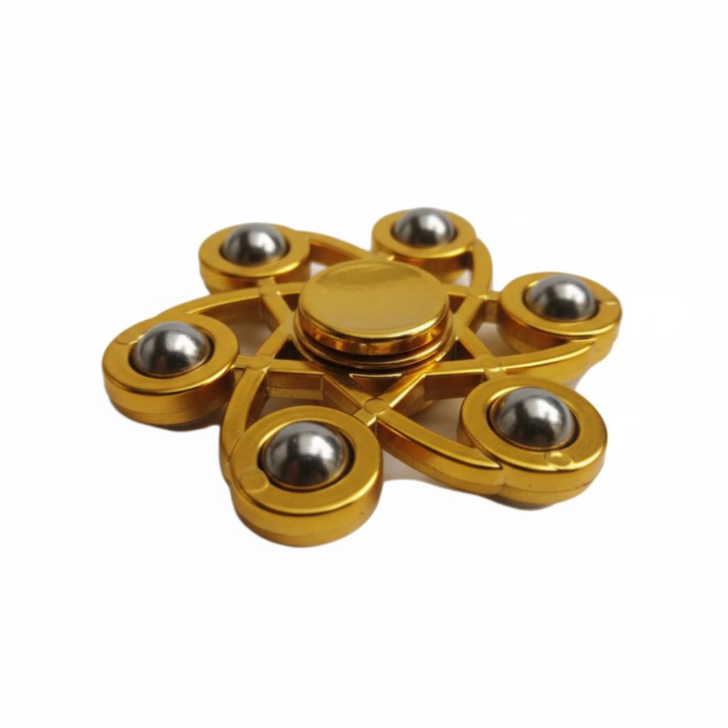 Atomic Spinner - Stress Reliever Fidget Toy for Play and Fun for All Ages to relieve Anxiety and help with Focus.