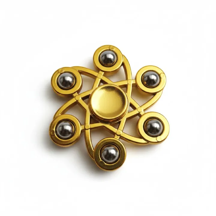 Atomic Spinner - Stress Reliever Fidget Toy for Play and Fun for All Ages to relieve Anxiety and help with Focus.