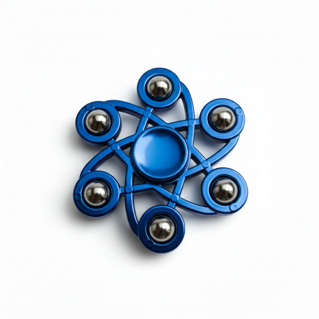 Atomic Spinner - Stress Reliever Fidget Toy for Play and Fun for All Ages to relieve Anxiety and help with Focus.