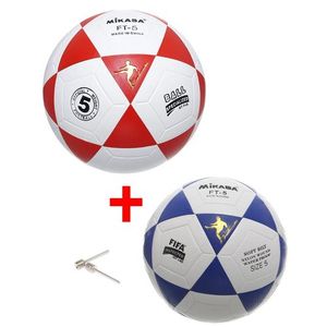 ✅️▪️FIFAXAPPROVEd✅️🪄Mikasa Size 5 Soccer Ball Black & White+ Free Blue & White+ free red and white🪄🍆Leather soft and hard moderate
Good wear resistance,resistant to kick
Long-term use can still mai
