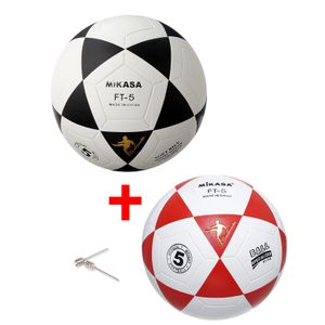 ✅️▪️FIFAXAPPROVEd✅️🪄Mikasa Size 5 Soccer Ball Black & White+ Free Blue & White+ free red and white🪄🍆Leather soft and hard moderate
Good wear resistance,resistant to kick
Long-term use can still mai