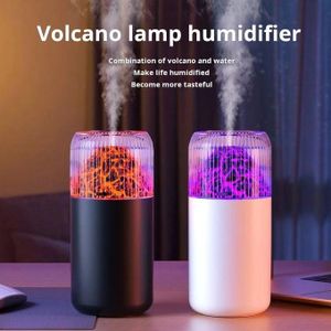 🥏 Promotion Price 🥏USB Volcano Aromatherapy Humidifier Essential Oil Diffuser With Color-Changing LED Light Volcano Display Stylish And Relaxing Home Air Freshener