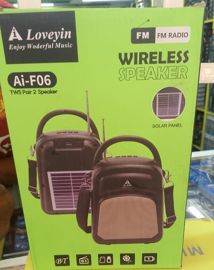 ON STOCK🎇Solar Powered Portable Wireless Mini BT Speaker Subwoofer Creative Bag Design Stereo Bass FM Radio TF Card USB Function☀️Industry-specific attributes
battery

Yes

number of loudspeaker encl