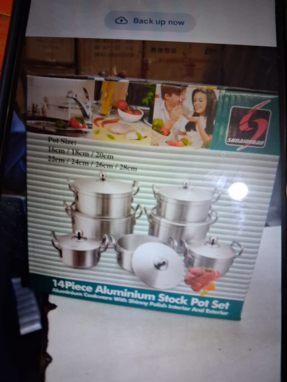 HEAVY DUTY NEW IN☀️14pcs Stainless Alluminium Cookware Pot Sufuria Set🤩made of aluminum that is encapsulated in the base for fast and even heating and optima cooking performance. The covers are well