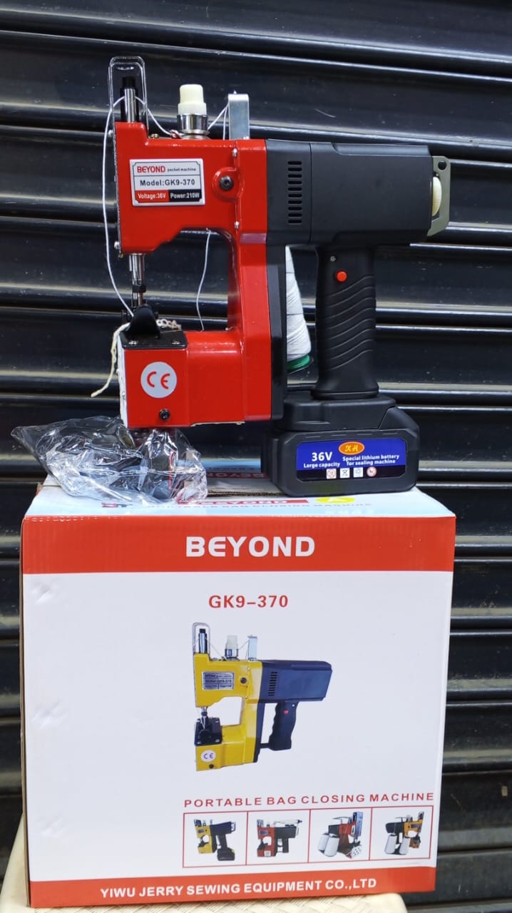 😶‍🌫️GK9-370 Portable Bag Closing Machine.Rechargeable-Cordless Bag sewing/Sealing/sealer/Closer🎉Portability: Handheld, lightweight, and easy to carry for on-site use.
Power Source: Battery-powered