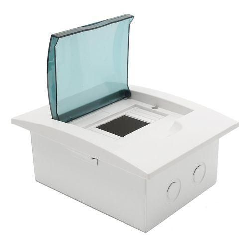 🎀📍ZY CONSUMER UNIT BOX 2-4 Way Circuit Breaker Distribution Box🎇Made of high quality ABS and PC plastic, this distribution box is durable and sturdy. Main Color: White; Net Weight: 309g; Model: HT-