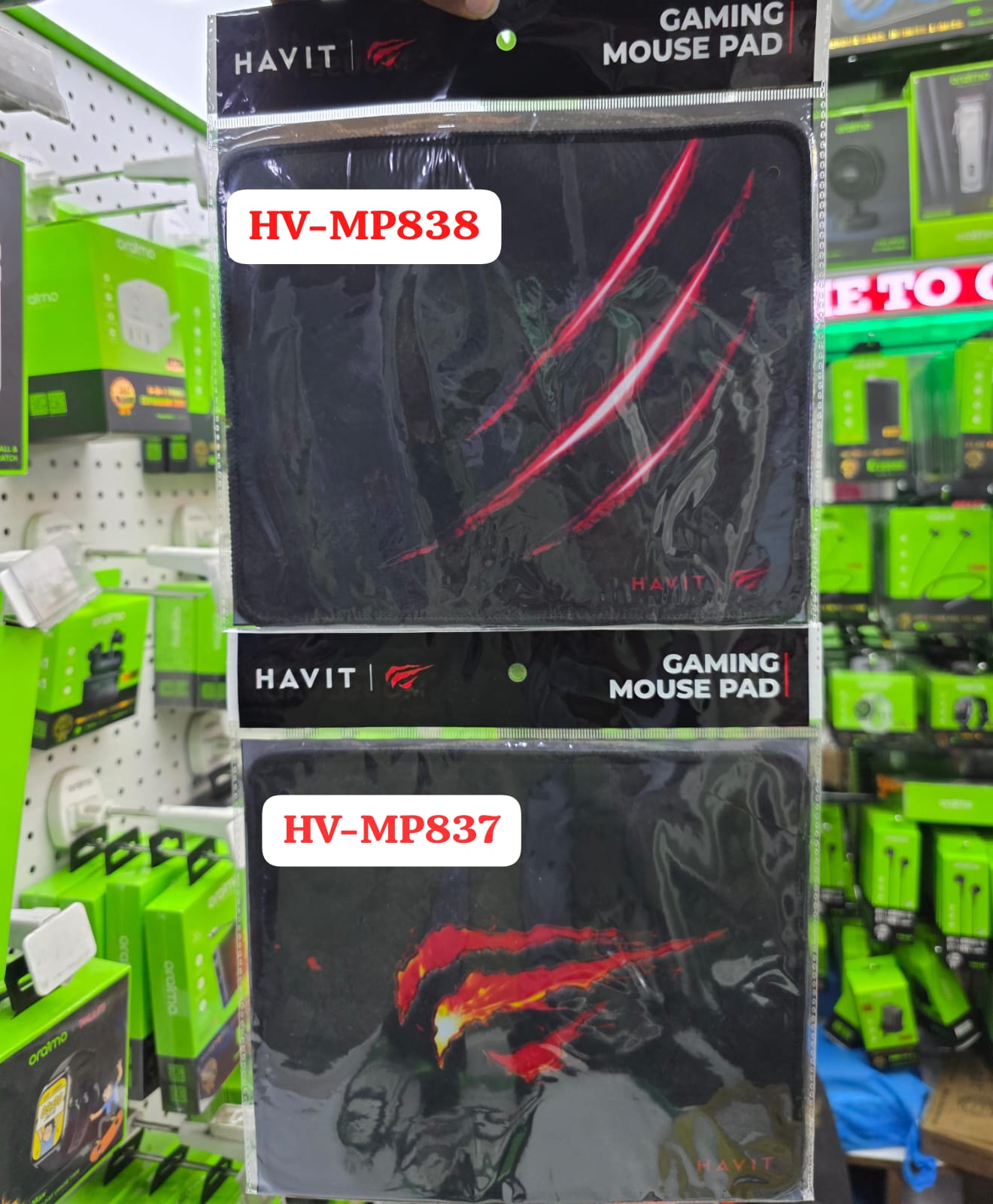 RESTOCKED🔥;
Havit HV-MP837 & HV-MP838 gaming mouse pads 🎀built in padded design to prevent injuries and wrist problems, such as carpal tunnel or cramps. Durable Anti-Fray Serging Edges

The Havit HV