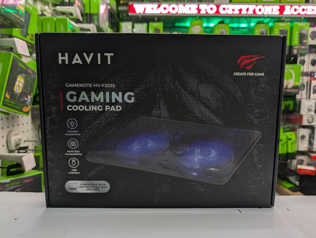 🦋NEW PRODUCT 🔥
Havit GAMENOTE HV-F2035 PC series- Laptop Gaming Cooling pad 🎉designed to keep your laptop running at an optimal temperature while providing comfort during extended usage. It’s an es