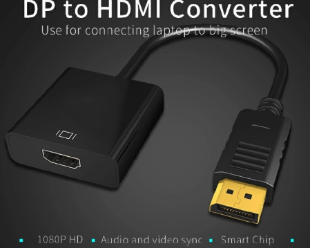 Display Port To HDMI Cable Adapter DP to HDMI Converter Cable