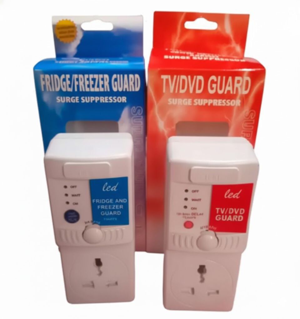 Led HIGH Voltage TV Protector/ TV Guard – Automatic Voltage Protector for TV, Home theatres, Decoders, and Gaming consoles , TV Guard and Fridge/ Freezer Guard Surge suppressor - 1pc