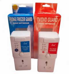 Led HIGH Voltage TV Protector/ TV Guard – Automatic Voltage Protector for TV, Home theatres, Decoders, and Gaming consoles , TV Guard and Fridge/ Freezer Guard Surge suppressor - 1pc