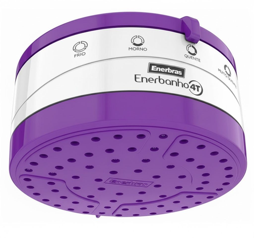 Enerbras Enershower Automatic Instant Hot Water Shower Heater, shower head Head for For Normal And Salty water