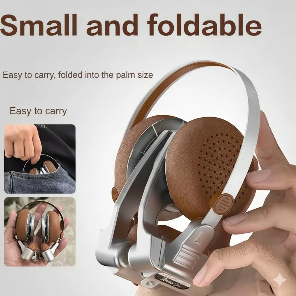2025 New headset bluetooth wireless beats Battery life 20 hour AKZ-F1 LZ-E23 For Sooyn Portable Audio bluetooth gaming headphone[SPECIAL OFFER]