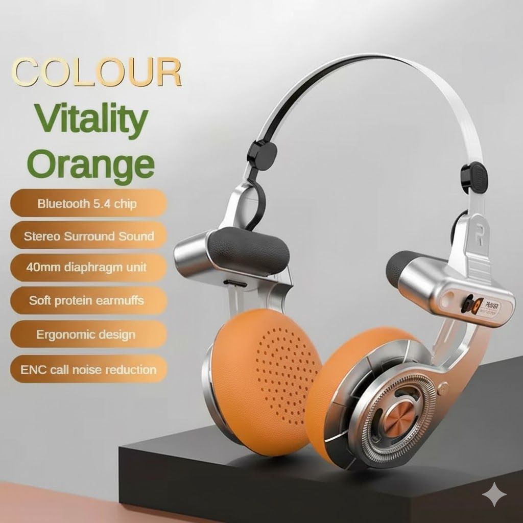 2025 New headset bluetooth wireless beats Battery life 20 hour AKZ-F1 LZ-E23 For Sooyn Portable Audio bluetooth gaming headphone[SPECIAL OFFER]