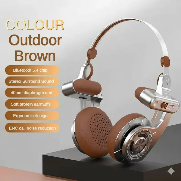 2025 New headset bluetooth wireless beats Battery life 20 hour AKZ-F1 LZ-E23 For Sooyn Portable Audio bluetooth gaming headphone[SPECIAL OFFER]