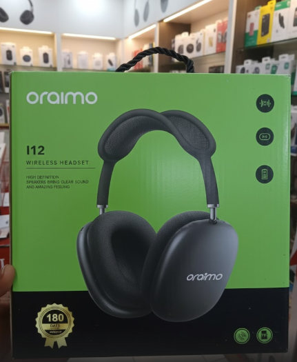 [BLACKFRIDAY OFFER] Oraimo I12 Super Bass Headphones Earpods Earbuds Headset Black FOR MUSIC ENTERTAINERS,clear and clear sound quality with MIC, deep bass, HD sound bass booster