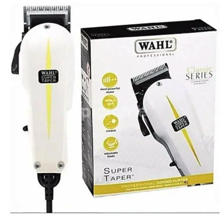 Wahl Professional Super Taper Clipper – Classic Series Kinyozi Shaving Machine✂️. Has a professional-grade electromagnetic motor for powerful, consistent cutting