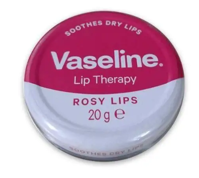 Vaseline Lip Therapy Lip Balm Tin – Made with Pure Vaseline Jelly to Lock in Moisture, Enriched with Nourishing Ingredients and a Pleasant Scents