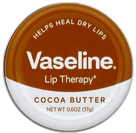 Vaseline Lip Therapy Lip Balm Tin – Made with Pure Vaseline Jelly to Lock in Moisture, Enriched with Nourishing Ingredients and a Pleasant Scents