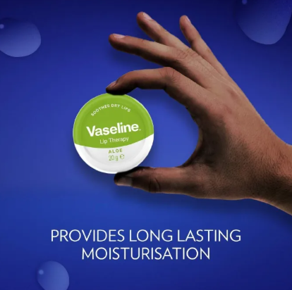 Vaseline Lip Therapy Lip Balm Tin – Made with Pure Vaseline Jelly to Lock in Moisture, Enriched with Nourishing Ingredients and a Pleasant Scents