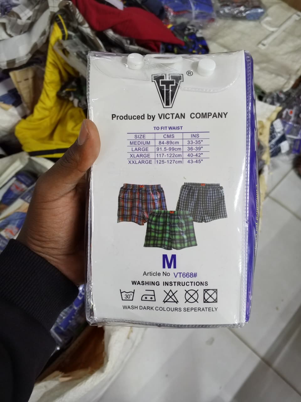 3pcs  Quality Cotton Men's Checked Boxer Short Premium Comfort: Crafted from breathable, high-quality fabric designed for all-day wear and maximum airflow.