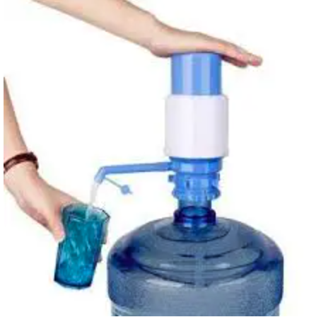 Manual Hand Press Water Dispenser Pump - Universal Fit for 19L & 20L Bottles - Portable & No Electricity Required - BPA-Free Manual Pump for Home, Office, & Camping