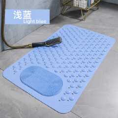 Anti-Slip Bathmats Bathroom/Shower Mat with Foot Scrubber Brush.Just the right Wellness & Self-Care Essential you need for your feet.
