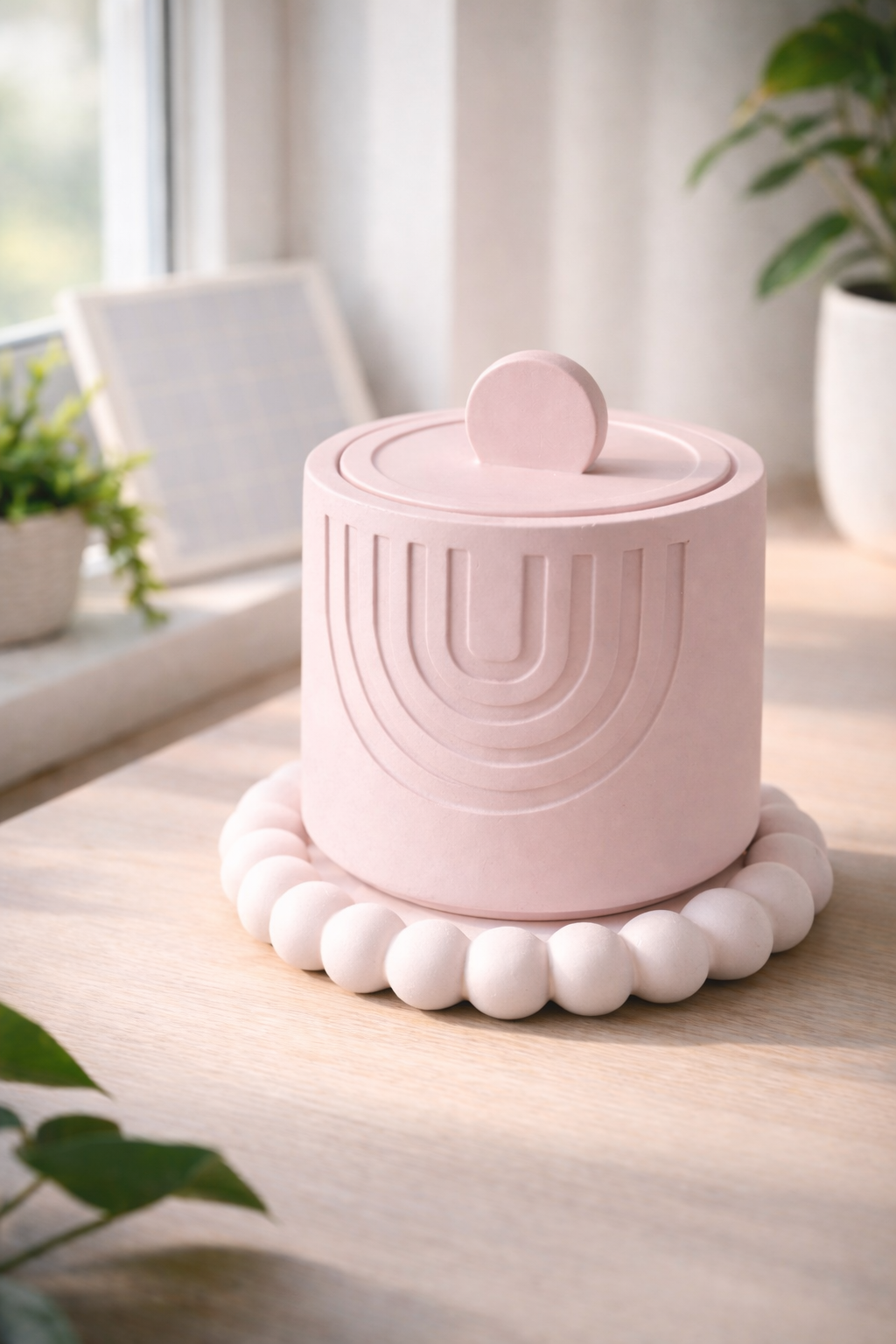 HOT DEAL 2 pcs Home Decor quality Storage Dish+ lid +Small round bubble tray -a luxurious touch to your interior setting, can be used for storing you jewelry.