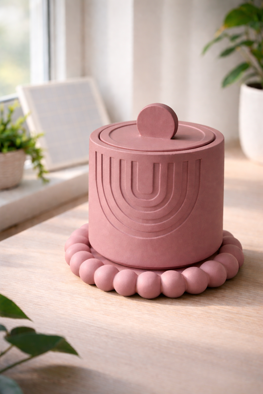 HOT DEAL 2 pcs Home Decor quality Storage Dish+ lid +Small round bubble tray -a luxurious touch to your interior setting, can be used for storing you jewelry.